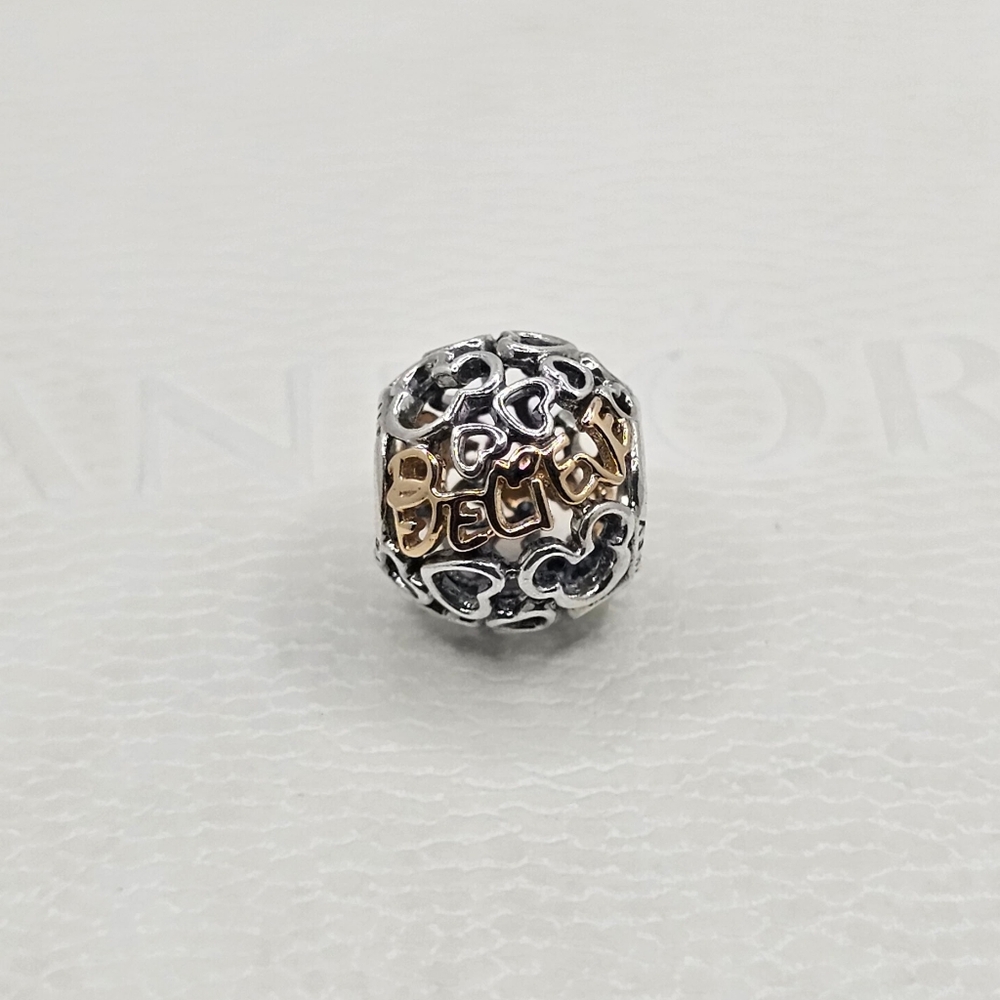 💫 Authentic Pandora⭐️RETIRED⭐️ MICKEY DISNEY CHARM / With 14k GOLD